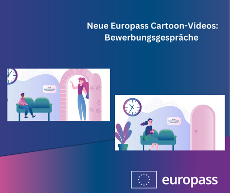 Je ein Standbild der neuen Europass Videos